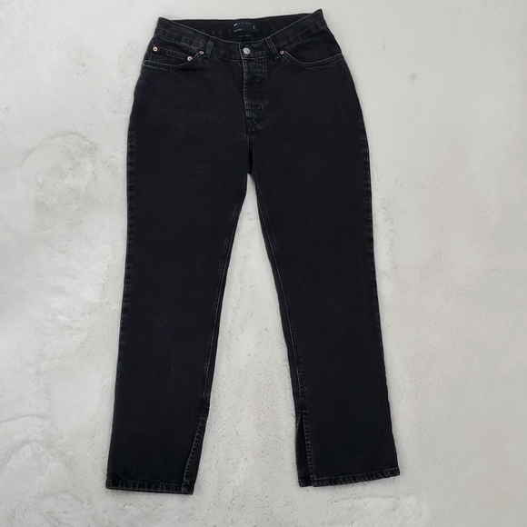 asos Design Off Black 90s Cotton Jeans Size 30 - Picture 6 of 11